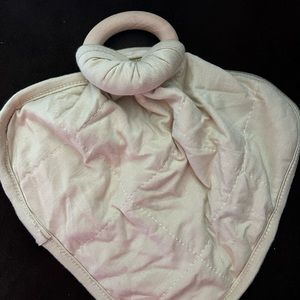 Kyte Baby Lovey with removable wooden teether- wheat